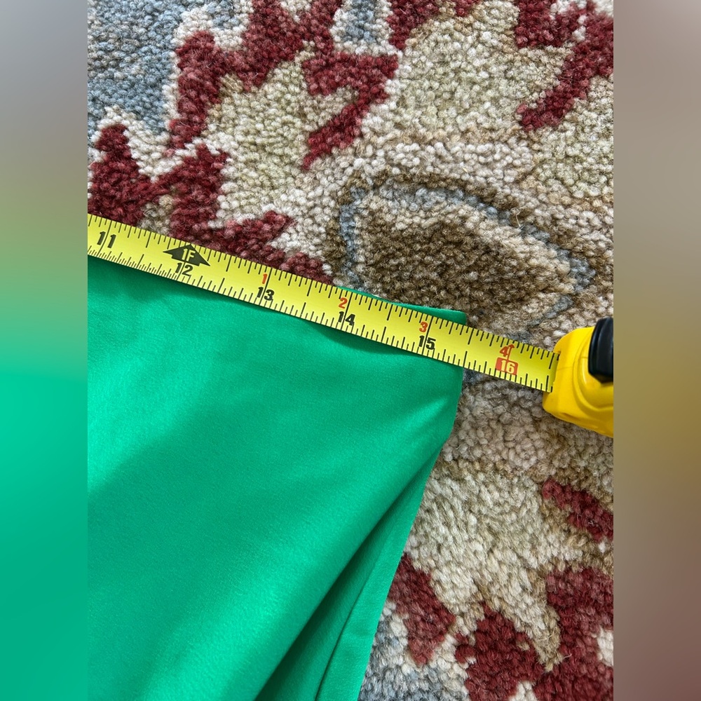 J Crew satin Green Women's Skirt - Picture 4 of 5